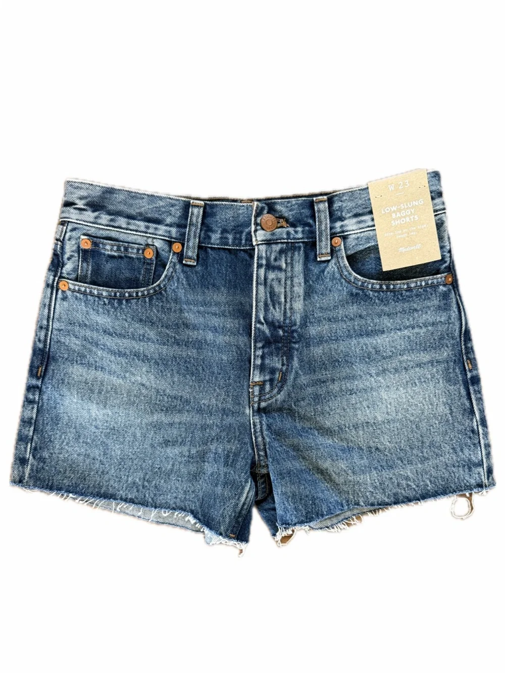 Madewell Low Slung Baggy Denim Jean Shorts - Size 23